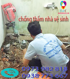 CHỐNG THẤM NHÀ VỆ SINH TẠI NHÀ BÈ