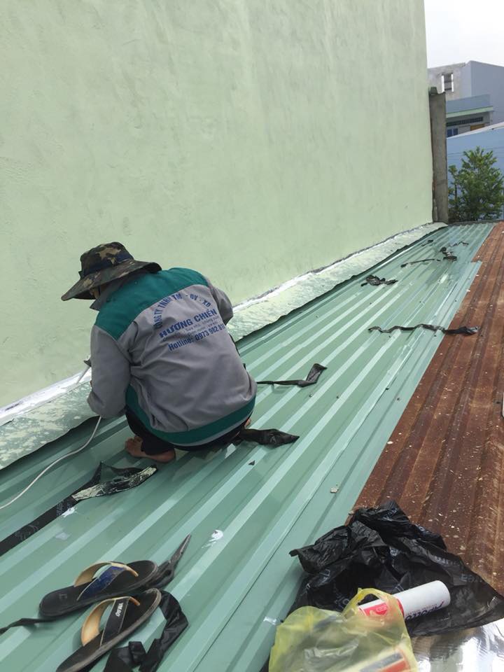 sửa mái tôn bị dột tại Dĩ An Bình Dương