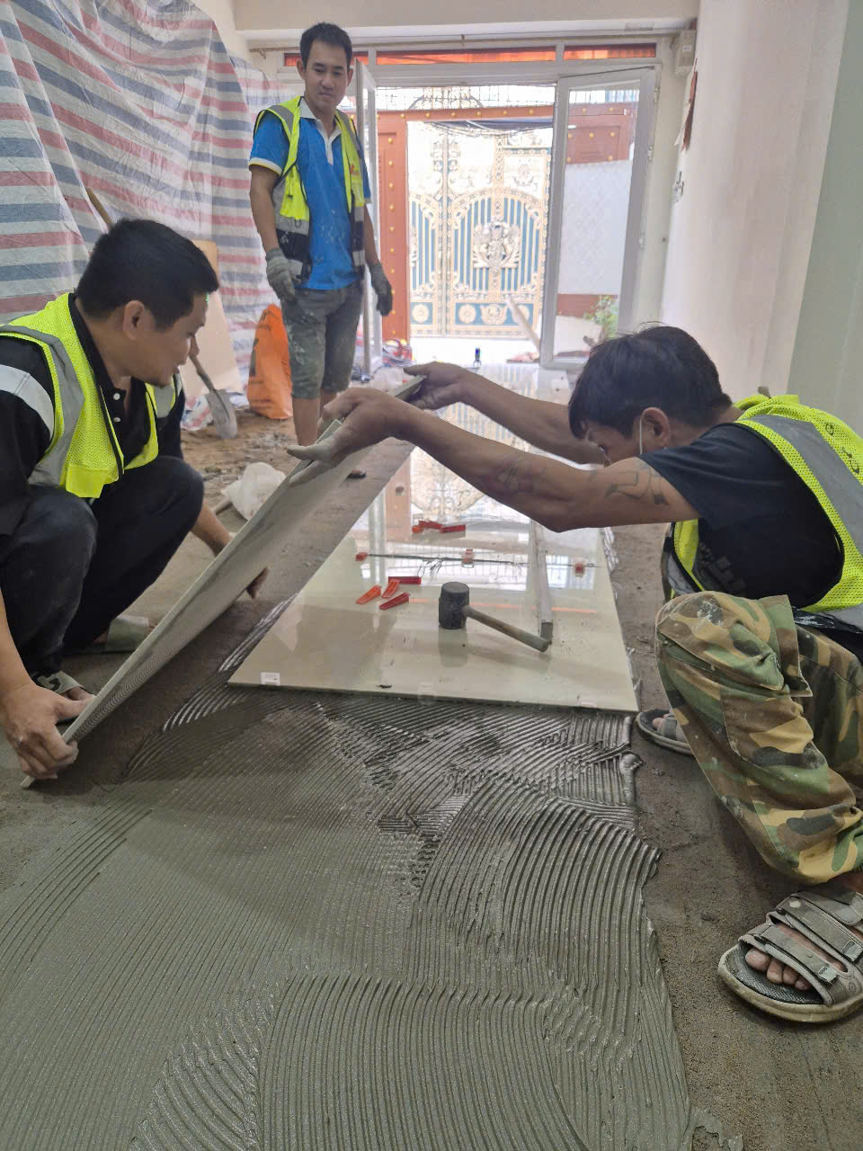 sửa nền gạch bị vỡ tại Bình Thạnh